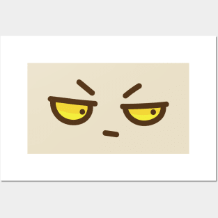 Unamused Cute Face Posters and Art